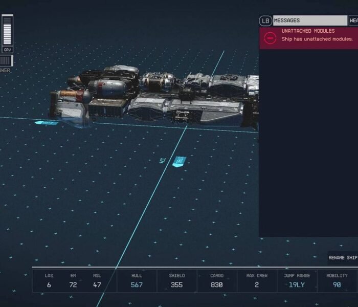 How to fix unattached modules in Starfield